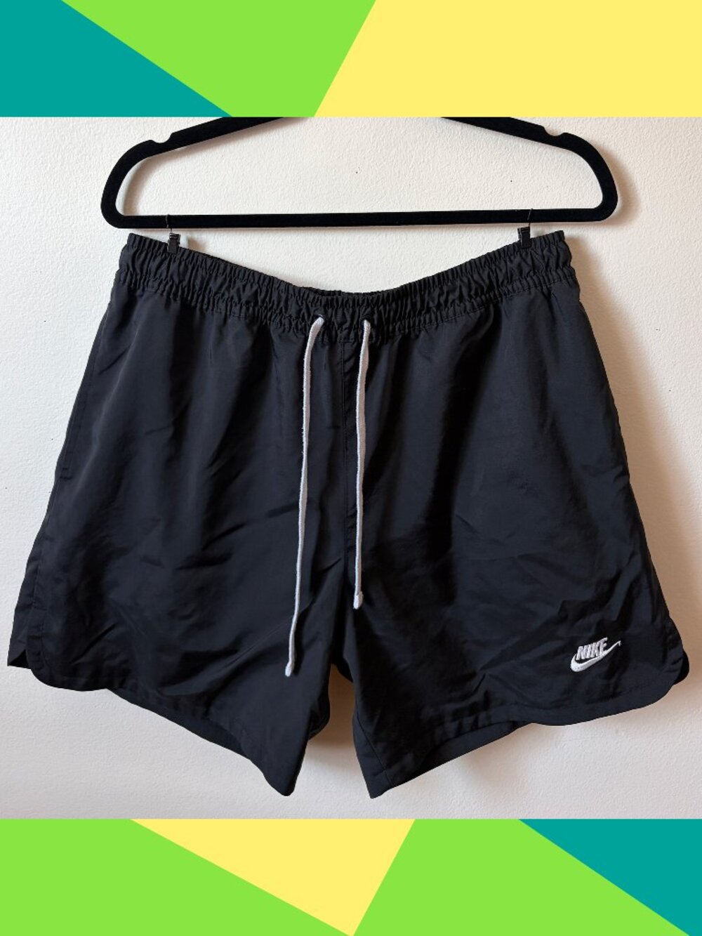 Nike Woven Lined Flow Shorts Black - Large